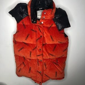 Fiorucci puffer orange vest -SZ S.
